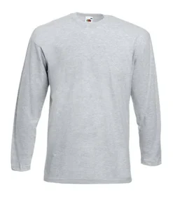 Fruit of the Loom 61-038-0 - T-Shirt Homme Manches Longues 100% Coton