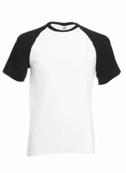 Fruit of the Loom 61-026-0 - T-shirt Baseball Coton Premium à Manches Raglan