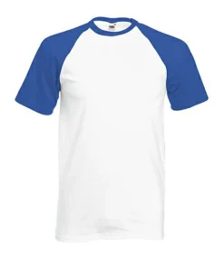 Fruit of the Loom 61-026-0 - T-shirt Baseball Coton Premium à Manches Raglan