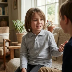 FRUIT OF THE LOOM SC3417 - Polo manches longues enfant