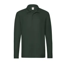 Fruit of the Loom SC384 - Polo Manches Longues Homme Premium