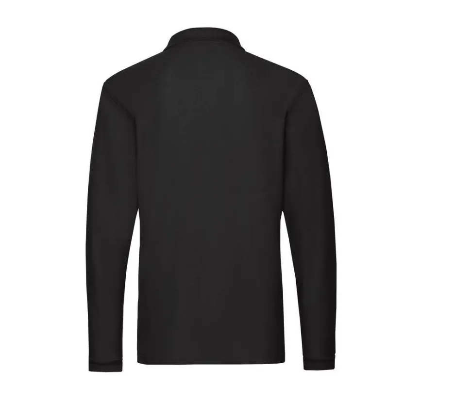 Fruit of the Loom SC384 - Polo Manches Longues Homme Premium