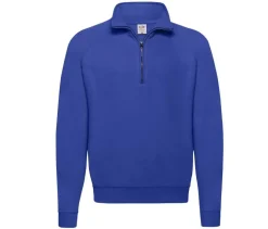 Fruit of the Loom SC376 - Sweat Homme Col Zippé Coton