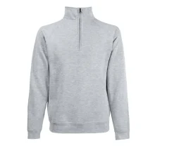 Fruit of the Loom SC376 - Sweat Homme Col Zippé Coton