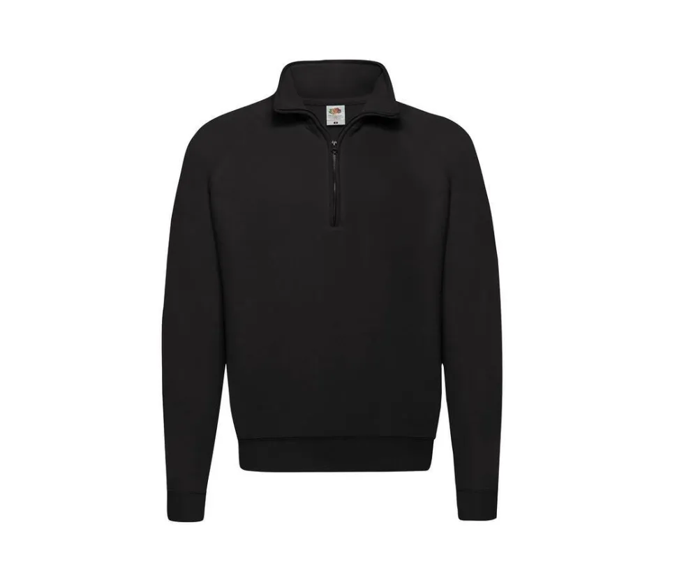 Fruit of the Loom SC376 - Sweat Homme Col Zippé Coton