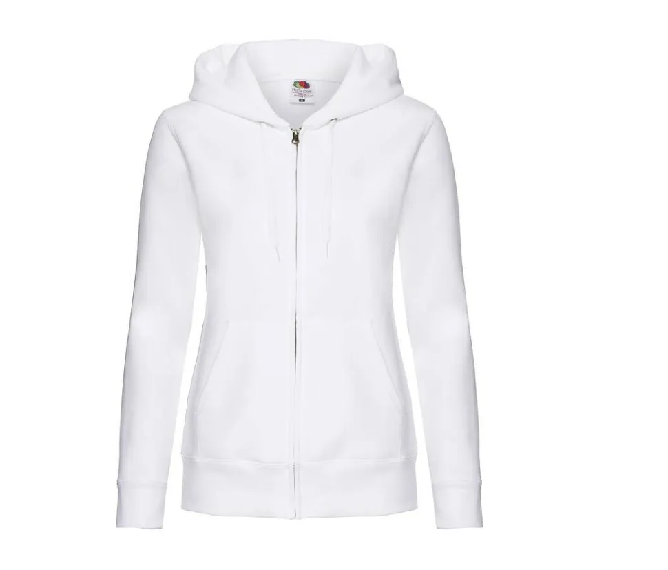 Fruit of the Loom SC375 - Sweat Capuche Grand Zip Femme