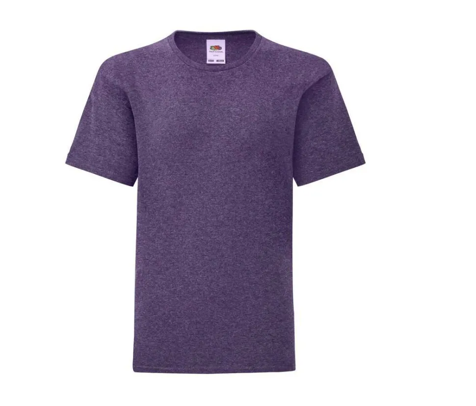 FRUIT OF THE LOOM SC6123 - T-shirt Enfant Confort Coton Couleurs Variées
