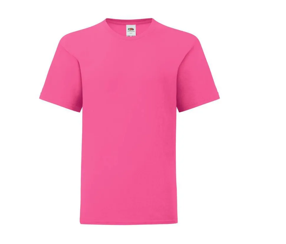 FRUIT OF THE LOOM SC6123 - T-shirt Enfant Confort Coton Couleurs Variées