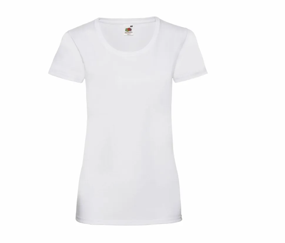 Fruit of the Loom SC600 - T-Shirt Femme Coton Lady-Fit