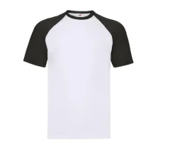 Fruit of the Loom SC237 - T-Shirt Baseball Classique en Coton Fruit of the Loom