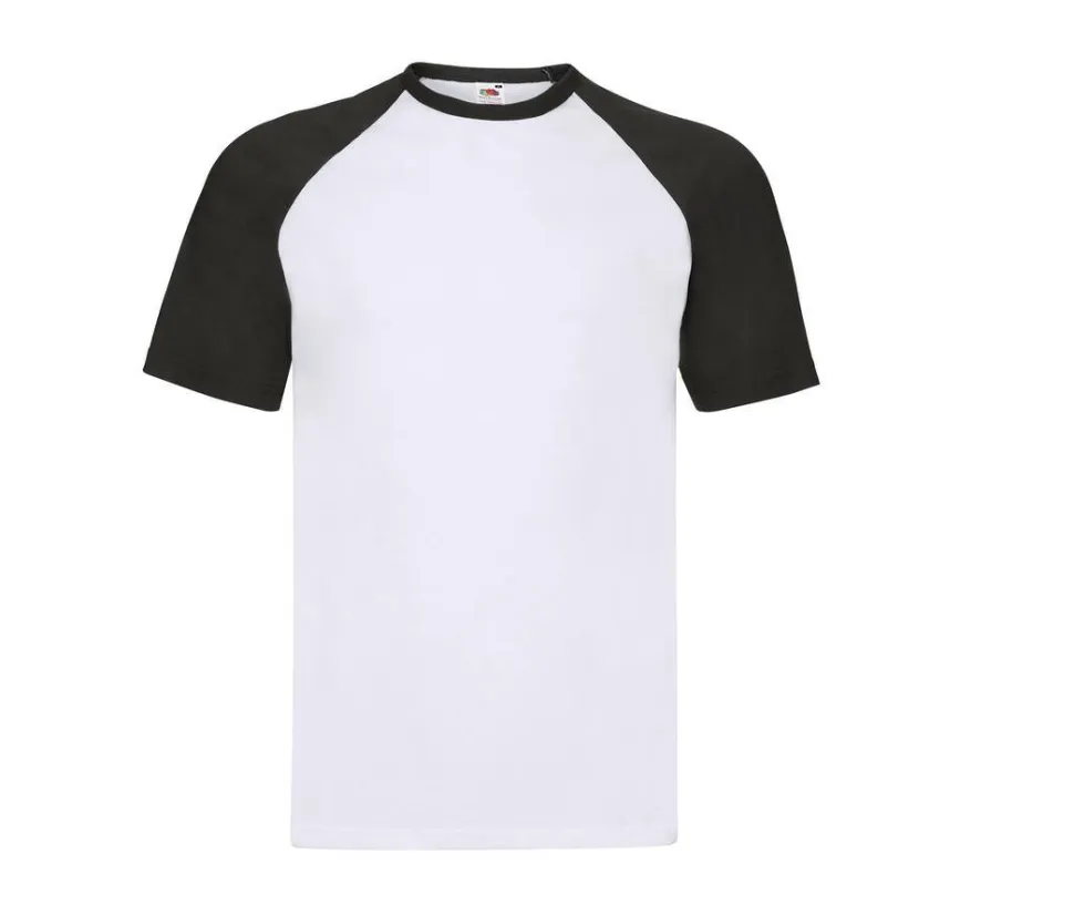 Fruit of the Loom SC237 - T-Shirt Baseball Classique en Coton Fruit of the Loom