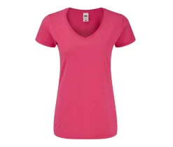 FRUIT OF THE LOOM SC155 - T-shirt Femme Col V Mode Fruit of the Loom