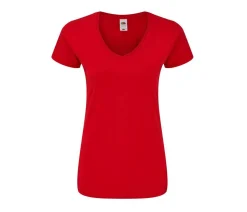 FRUIT OF THE LOOM SC155 - T-shirt Femme Col V Mode Fruit of the Loom