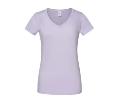 FRUIT OF THE LOOM SC155 - T-shirt Femme Col V Mode Fruit of the Loom