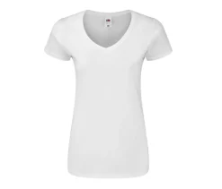 FRUIT OF THE LOOM SC155 - T-shirt Femme Col V Mode Fruit of the Loom