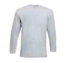 Fruit of the Loom SC233 - T-Shirt Homme Manches Longues 100% coton