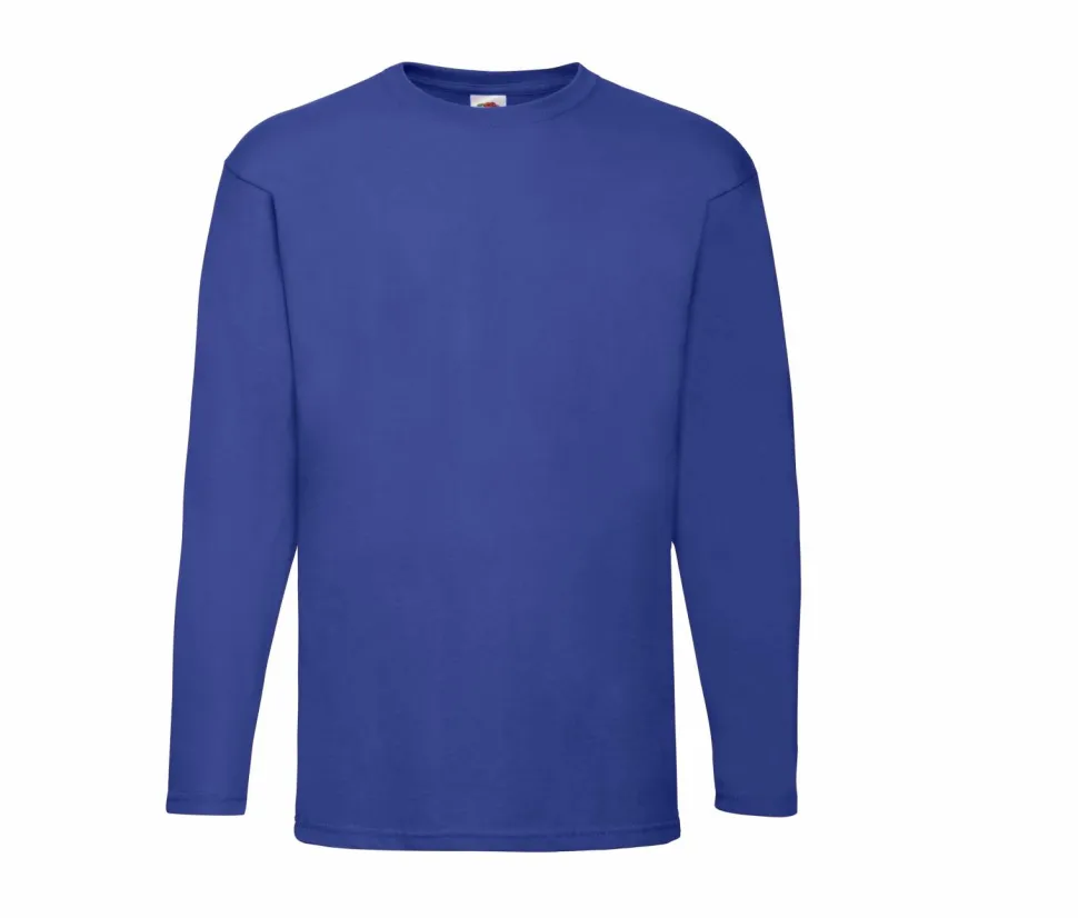 Fruit of the Loom SC233 - T-Shirt Homme Manches Longues 100% coton