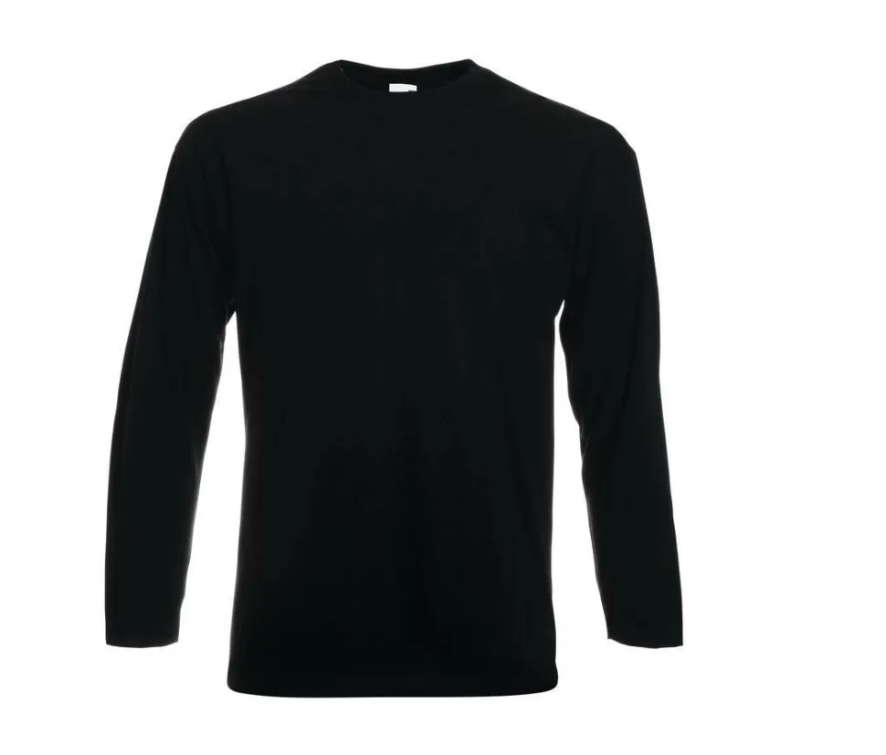 Fruit of the Loom SC233 - T-Shirt Homme Manches Longues 100% coton