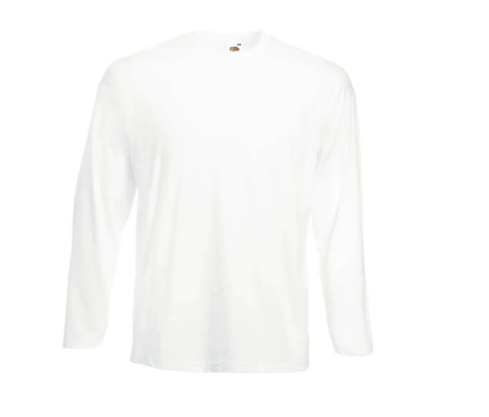 Fruit of the Loom SC233 - T-Shirt Homme Manches Longues 100% coton