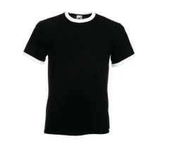 Fruit of the Loom SC245 - T-Shirt Homme Ringer 100% Coton