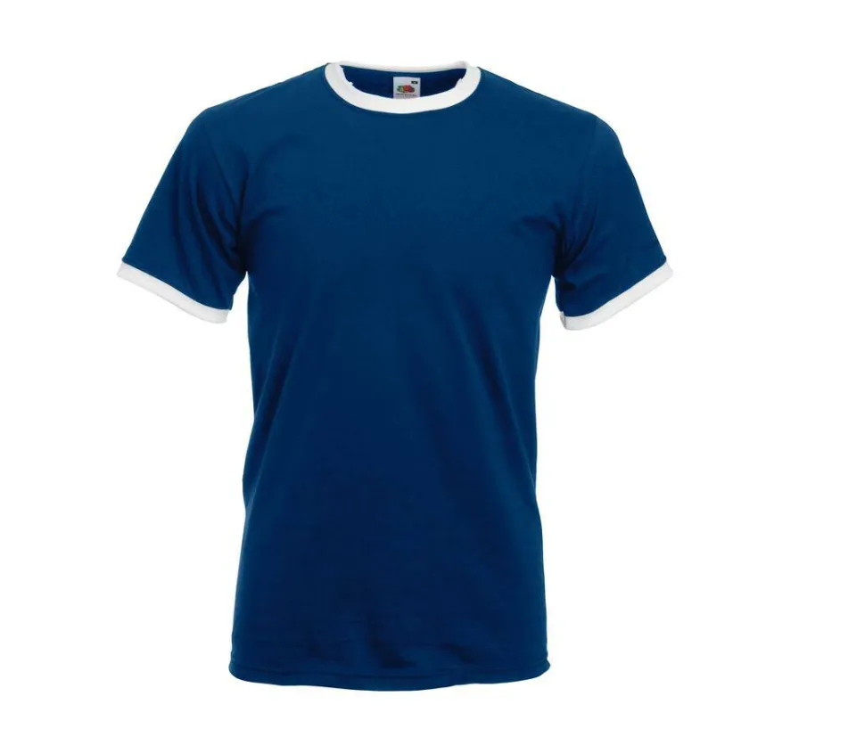 Fruit of the Loom SC245 - T-Shirt Homme Ringer 100% Coton
