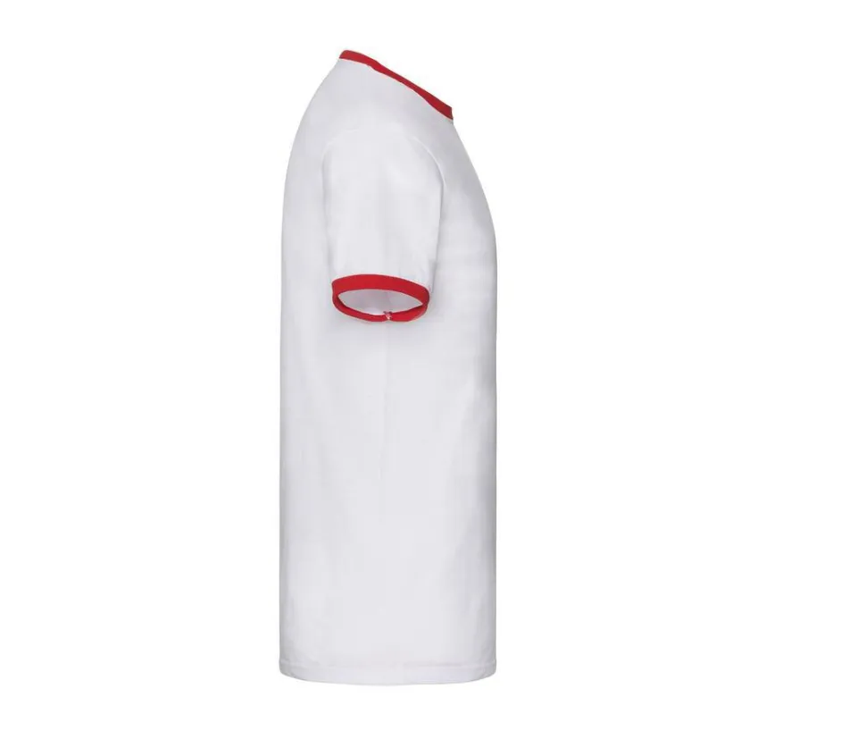 Fruit of the Loom SC245 - T-Shirt Homme Ringer 100% Coton