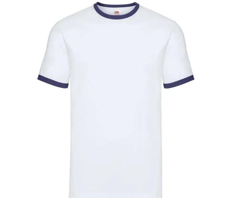 Fruit of the Loom SC245 - T-Shirt Homme Ringer 100% Coton