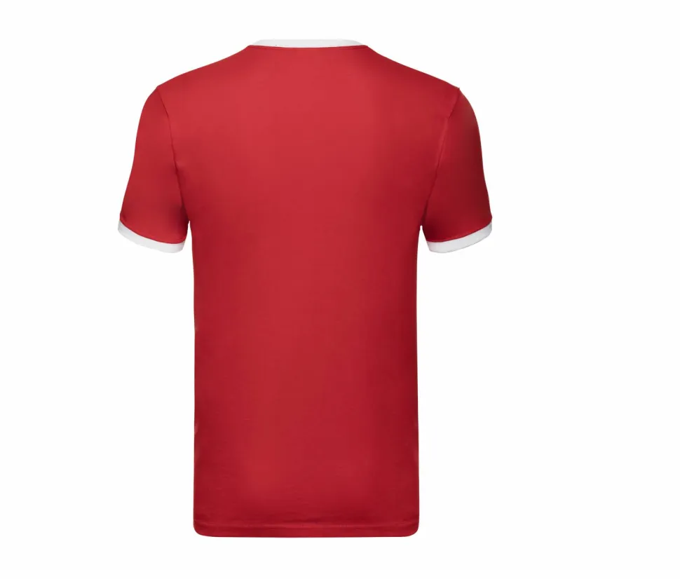 Fruit of the Loom SC245 - T-Shirt Homme Ringer 100% Coton