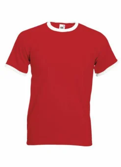 Fruit of the Loom SC245 - T-Shirt Homme Ringer 100% Coton