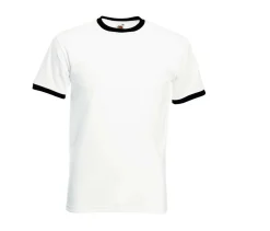 Fruit of the Loom SC245 - T-Shirt Homme Ringer 100% Coton
