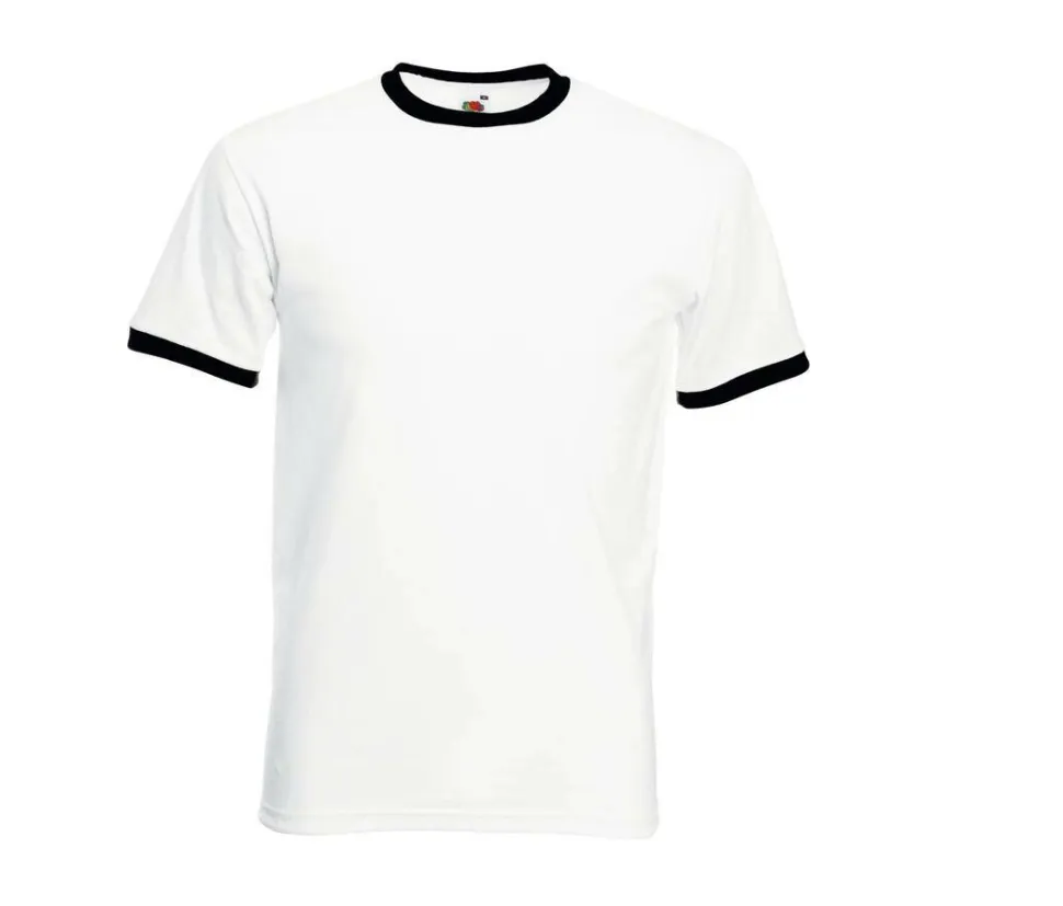 Fruit of the Loom SC245 - T-Shirt Homme Ringer 100% Coton