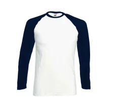 Fruit of the Loom SC238 - T-Shirt Manches Longues Homme 100% Coton