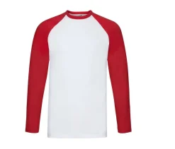 Fruit of the Loom SC238 - T-Shirt Manches Longues Homme 100% Coton