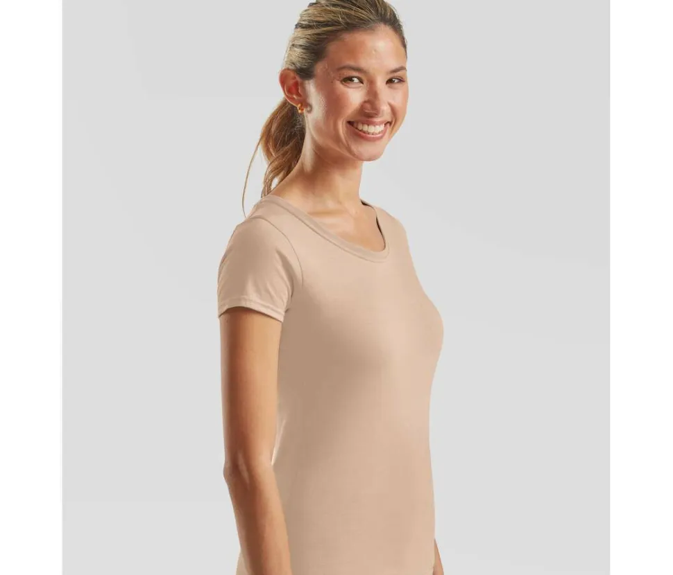 FRUIT OF THE LOOM SC200L - T-shirt Femme Confort Coton Doux