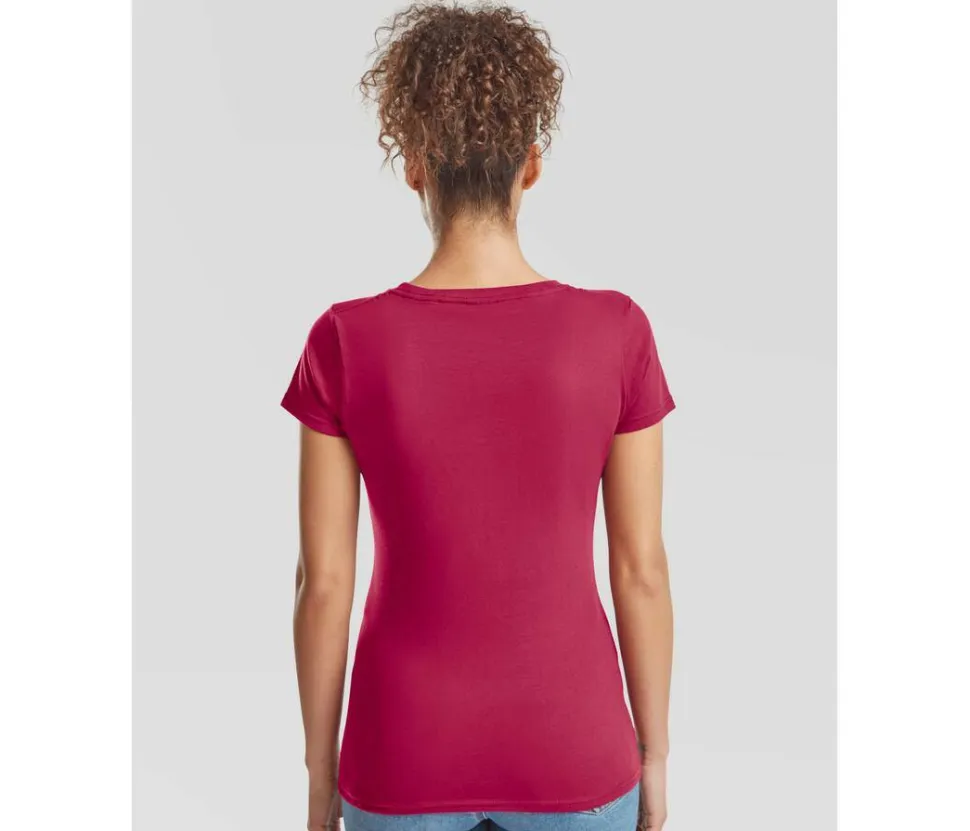 FRUIT OF THE LOOM SC200L - T-shirt Femme Confort Coton Doux