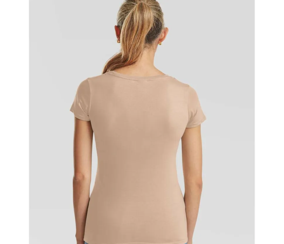 FRUIT OF THE LOOM SC200L - T-shirt Femme Confort Coton Doux