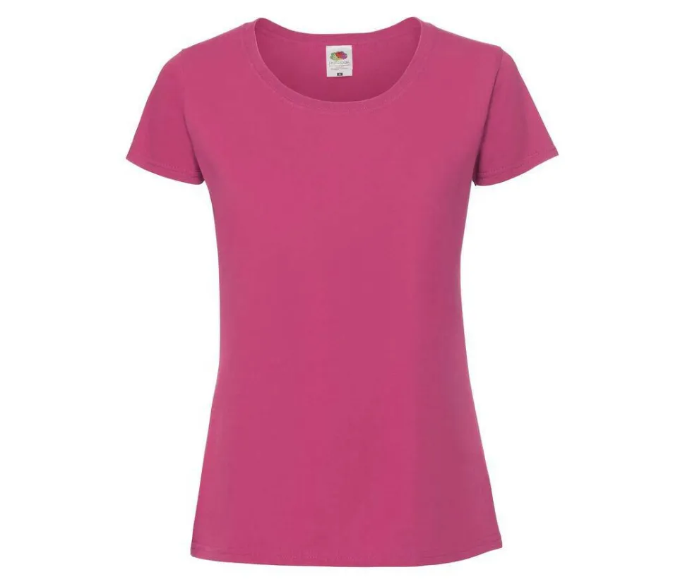 FRUIT OF THE LOOM SC200L - T-shirt Femme Confort Coton Doux
