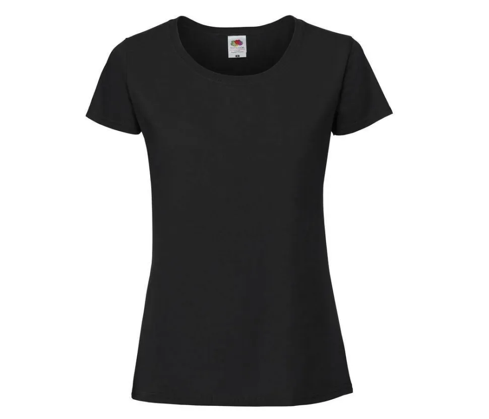 FRUIT OF THE LOOM SC200L - T-shirt Femme Confort Coton Doux
