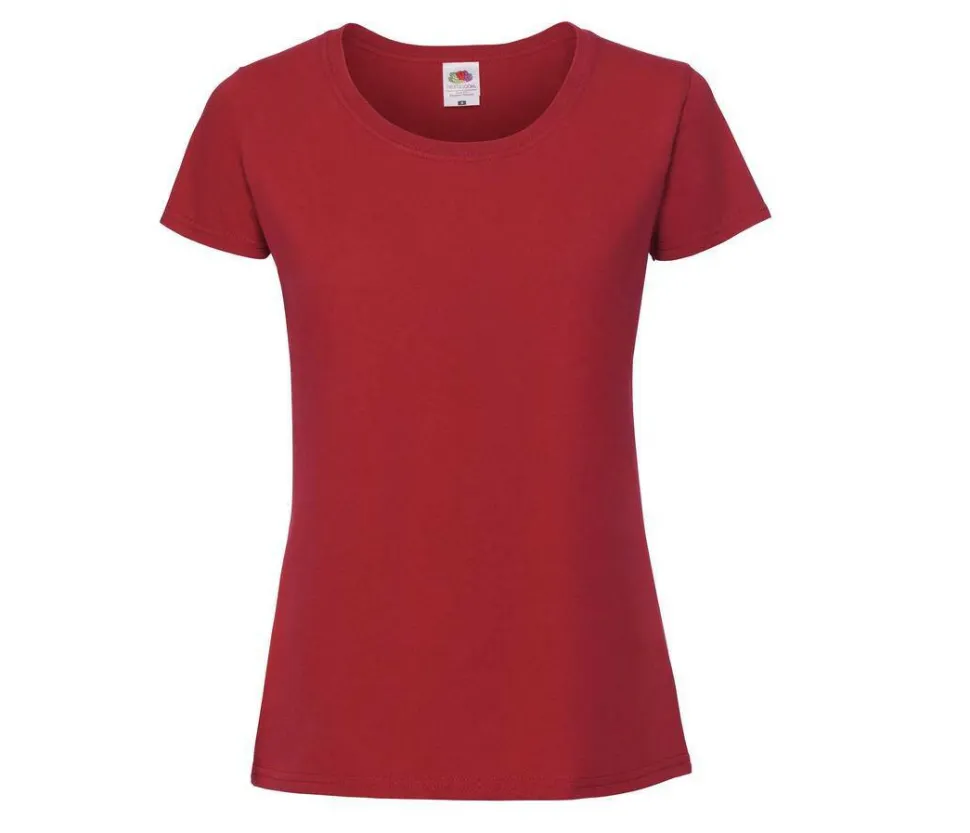 FRUIT OF THE LOOM SC200L - T-shirt Femme Confort Coton Doux