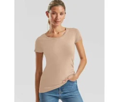 FRUIT OF THE LOOM SC200L - T-shirt Femme Confort Coton Doux