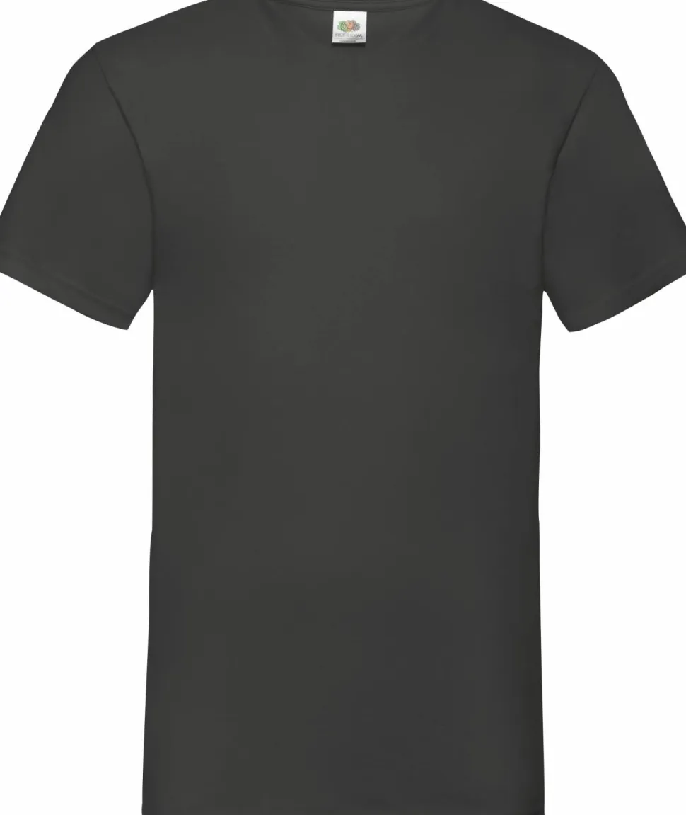 Fruit of the Loom SC22V - T-Shirt Homme Col V Coton