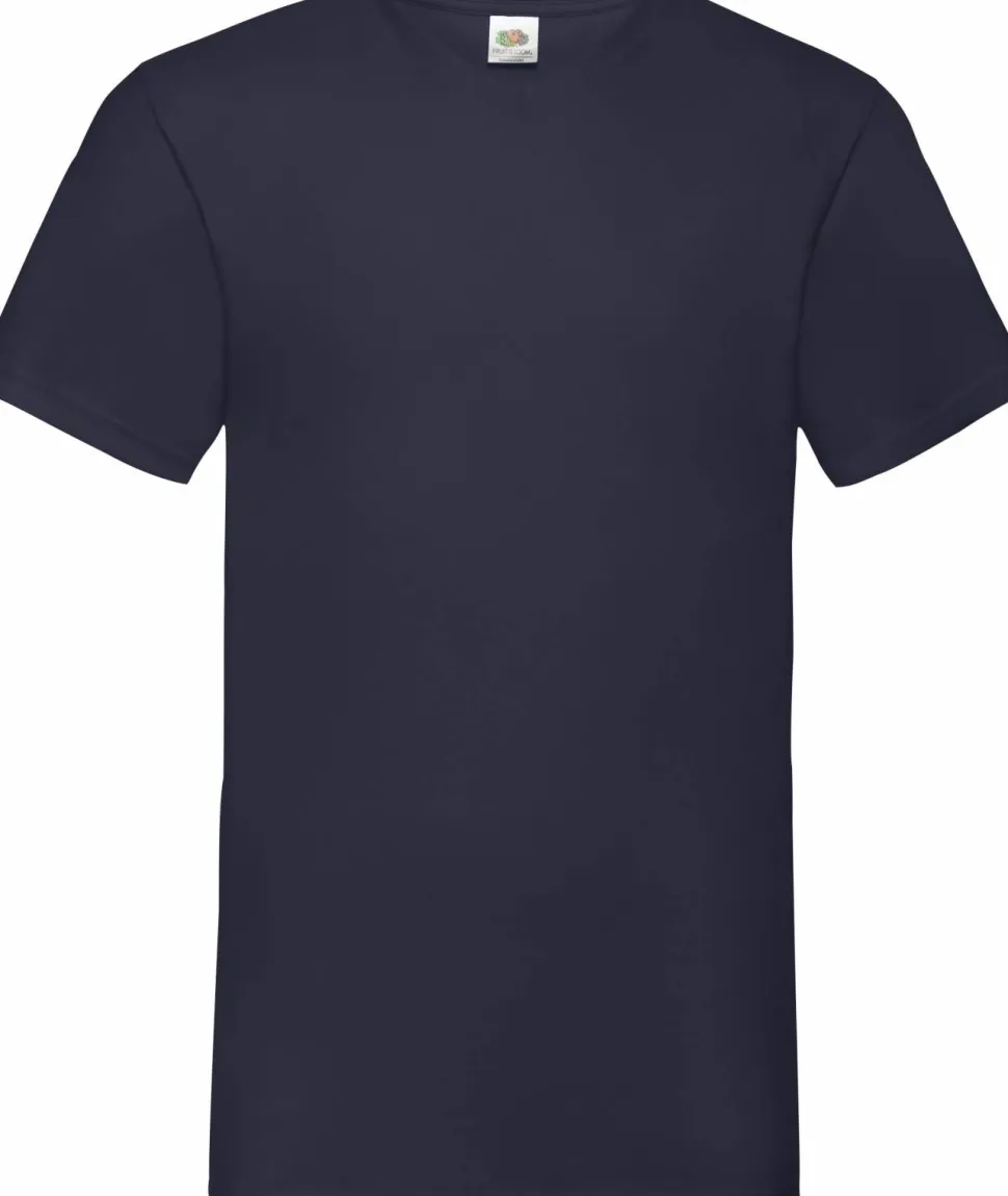 Fruit of the Loom SC22V - T-Shirt Homme Col V Coton