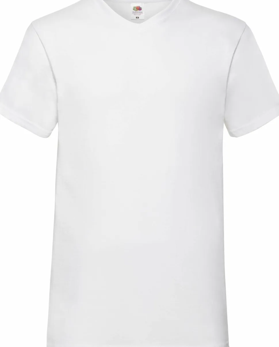 Fruit of the Loom SC22V - T-Shirt Homme Col V Coton