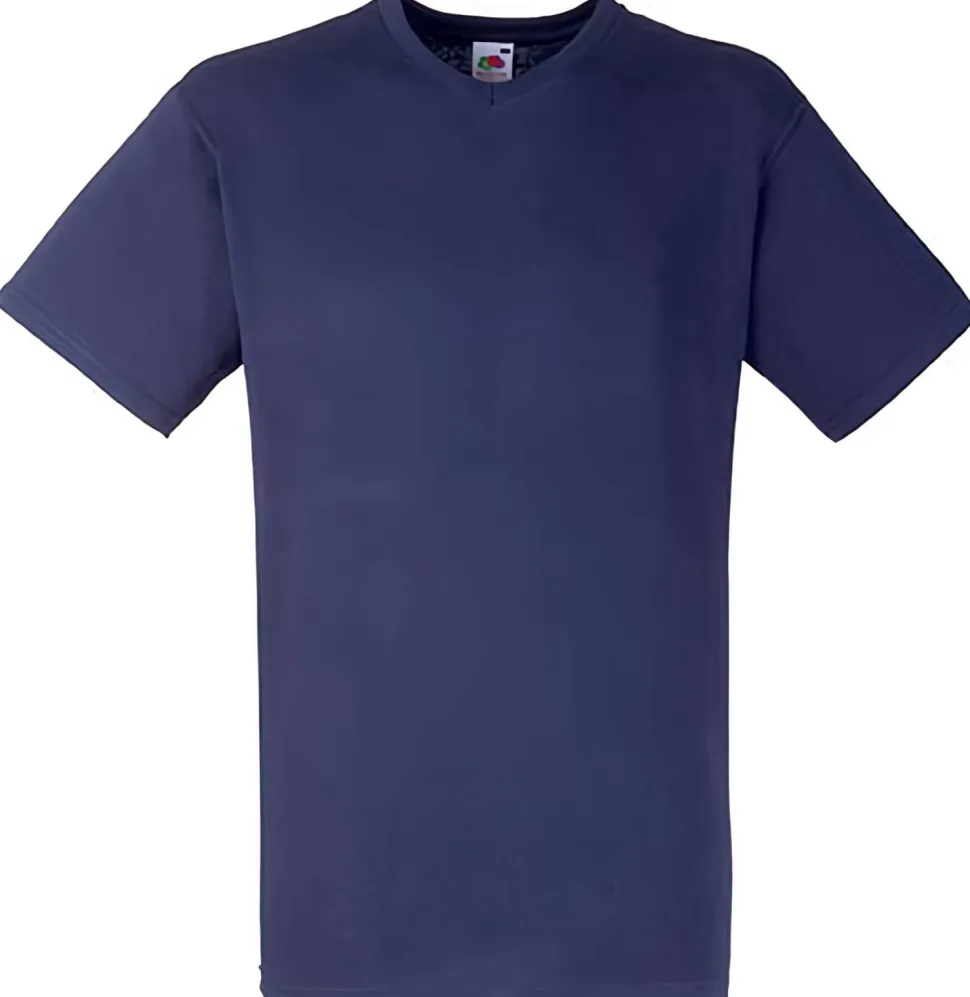 Fruit of the Loom SC22V - T-Shirt Homme Col V Coton