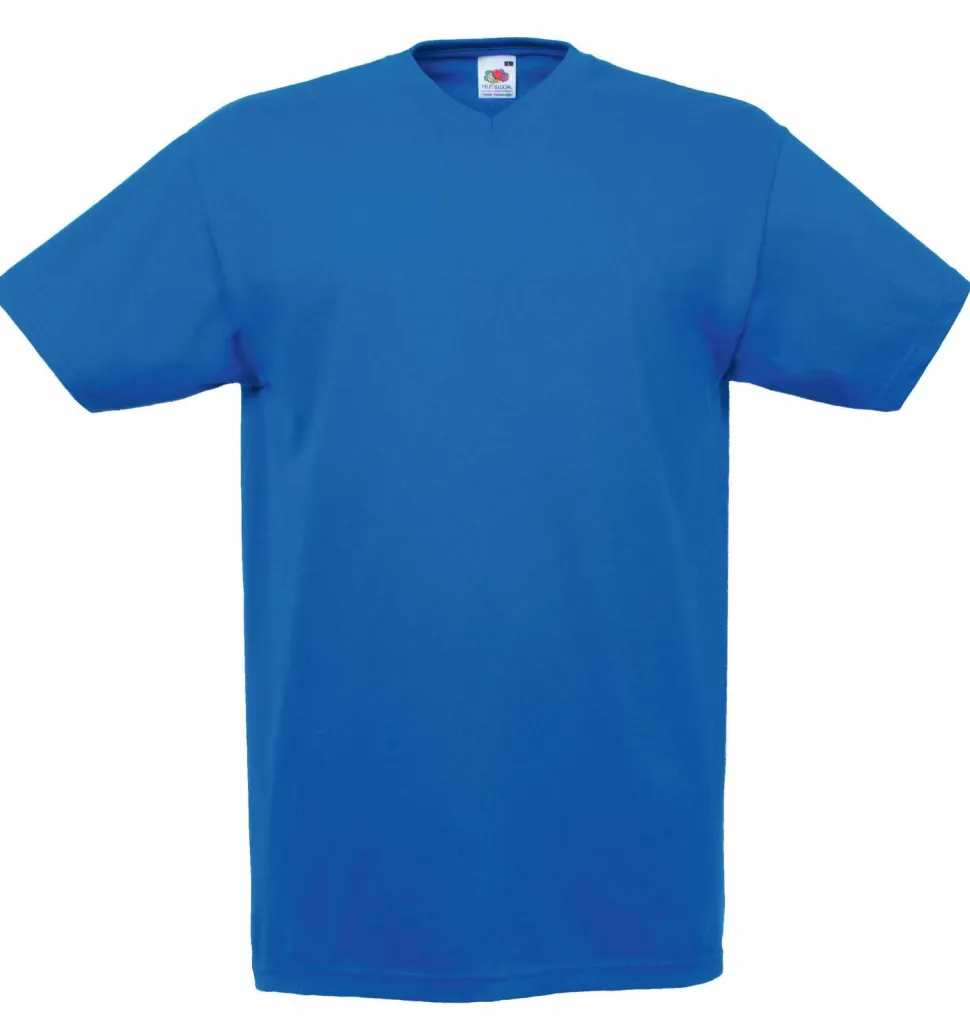 Fruit of the Loom SC22V - T-Shirt Homme Col V Coton