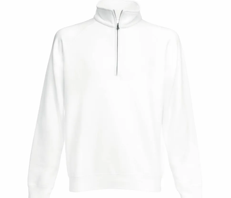 Fruit of the Loom SS830 - Sweat-shirt zippé 1/4 Premium 80/20