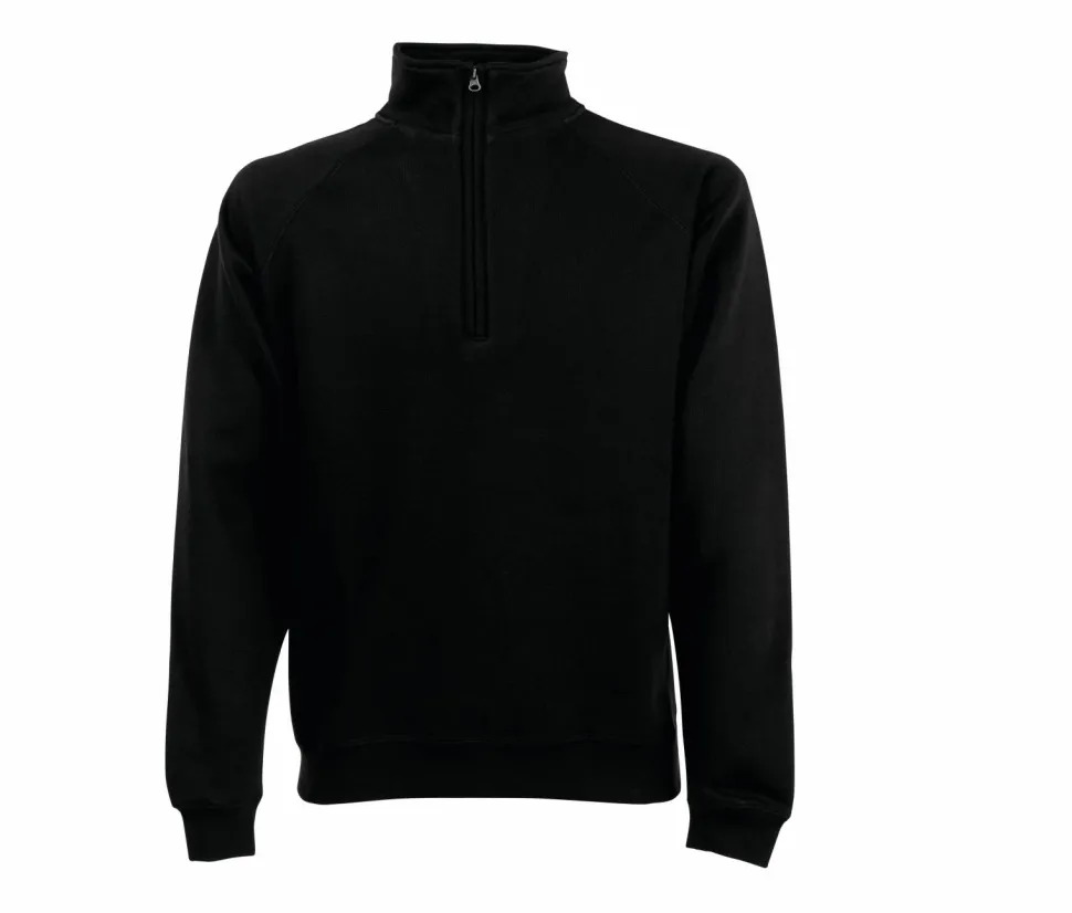 Fruit of the Loom SS830 - Sweat-shirt zippé 1/4 Premium 80/20