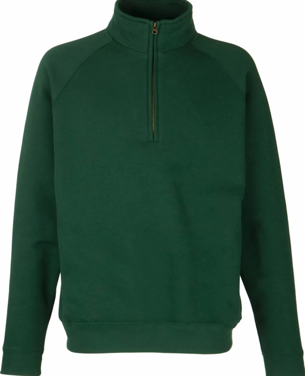 Fruit of the Loom SS830 - Sweat-shirt zippé 1/4 Premium 80/20