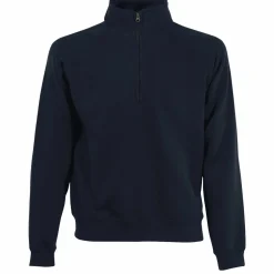 Fruit of the Loom SS830 - Sweat-shirt zippé 1/4 Premium 80/20