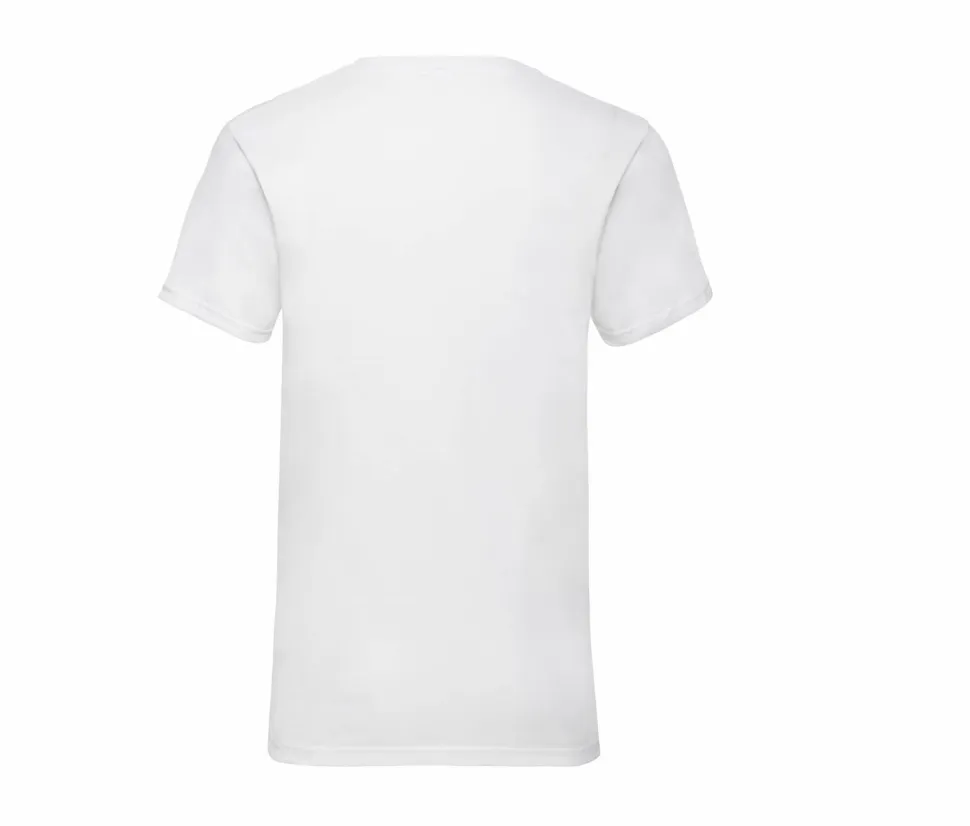Fruit of the Loom SS034 - T-shirt Col V Confort Doux et Durable